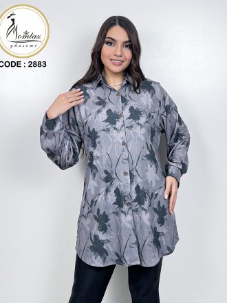 مانتو پلاس طرح برگ کد 2883