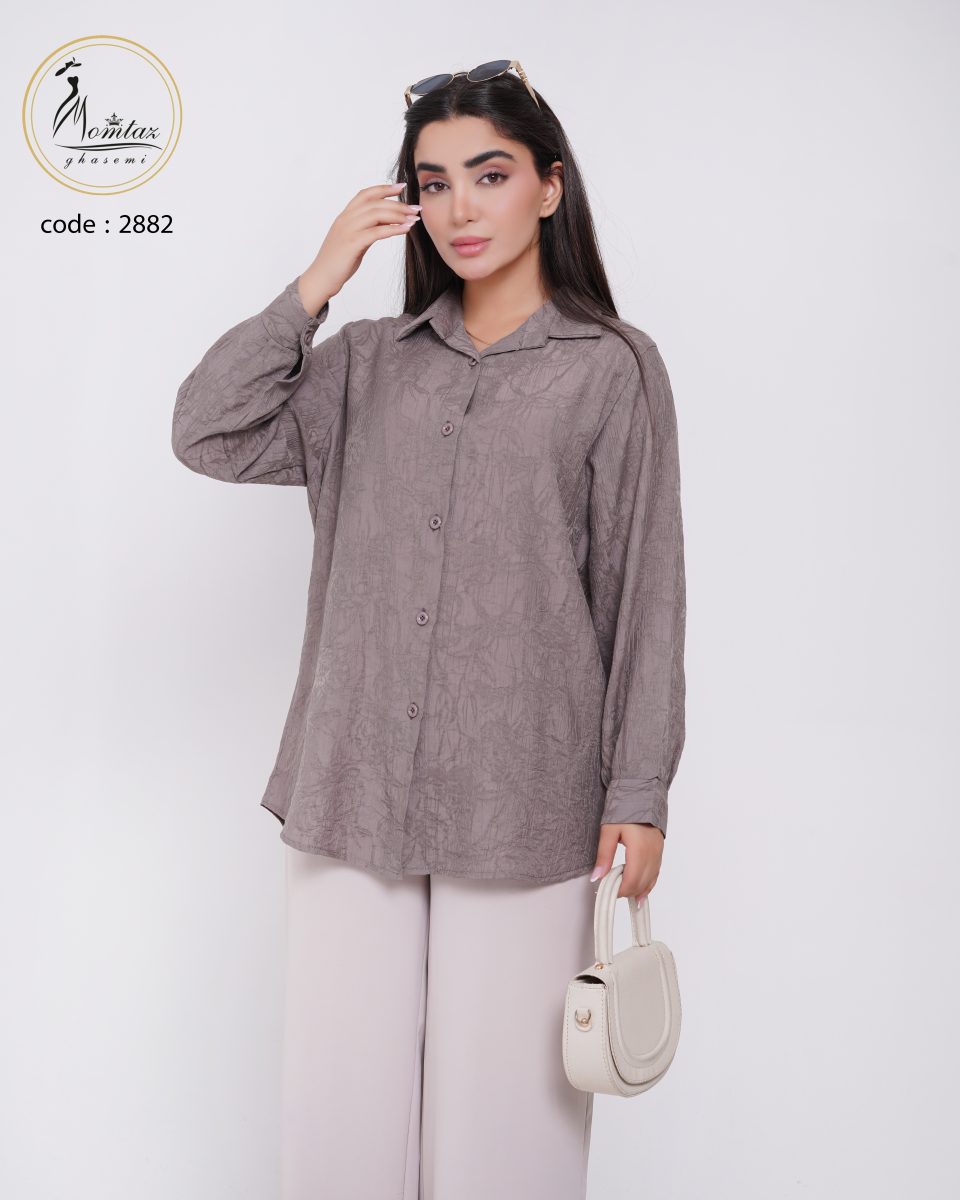 شومیز مچ ساده Wj ژاکارد کد 2882