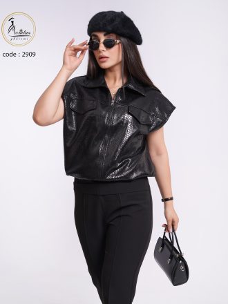 وست جیب نما چرم سوئیت پوست ماری کد 2909 (پاییزه)