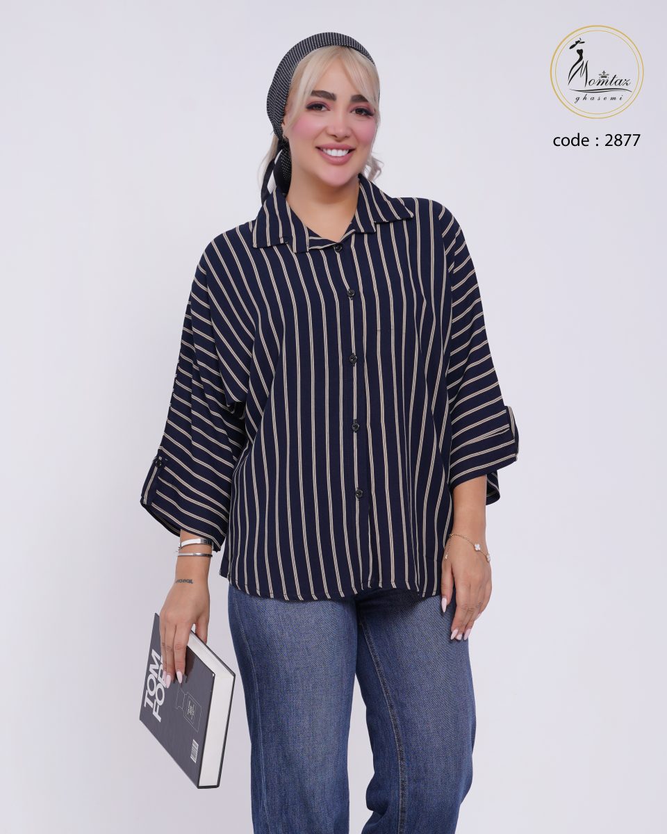 شومیز کیمونو مچ پاکتی (ویسکوز) کد 2877