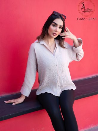 شومیز کیمونو مچ پاکتی (مونیکا پولک دوزی) کد 2868