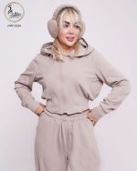 ست کراپ شلوار جلو زیپ عصایی مک تو کرکی کد 5259