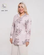 مانتو مچ ساده کریشه پلاس وارداتی کد 2914