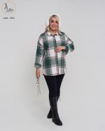 شکت چهارخونه درشت پشمی کد 2932