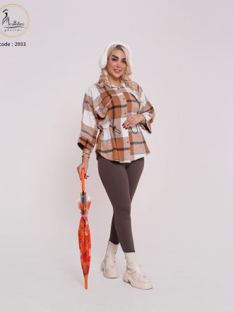 شکت کمر گت چهارخونه درشت کد 2933