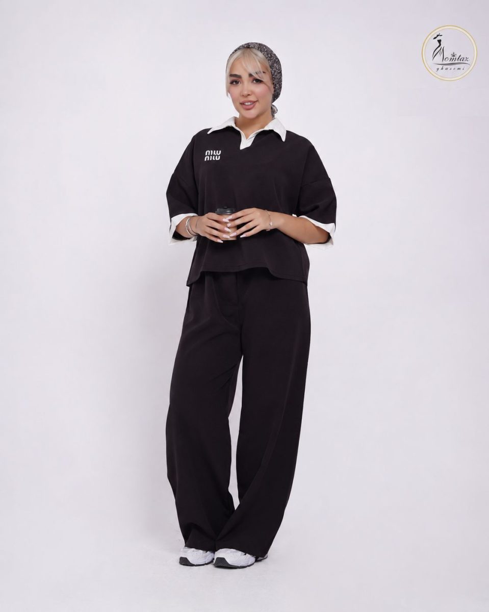 ست miu miu یقه سفید مازراتی کد 5244